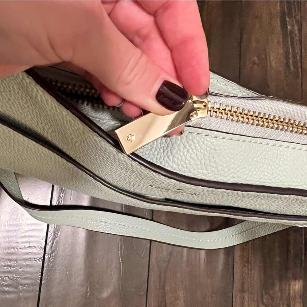 Kate Spade Leather Seafoam Green Purse Gem